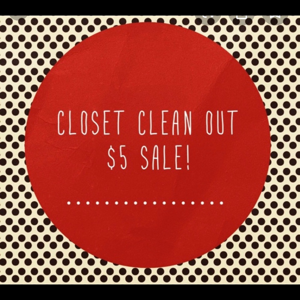 $5 Sale...Donating all 2/1